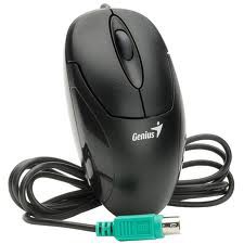 Mouse PS2 Branco ou Preto